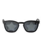 Saint Laurent Star-embossed Sunglasses Black 1size