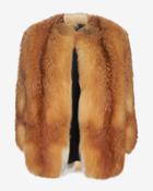 Yves Salomon Red Fox Fur Coat