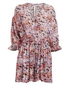 Iro Mercy Romper Red/abstract Print 34