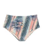 Patbo Sunset Stripe Bikini Bottoms Blue/pink/green S