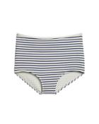 Solid & Striped Lolita Bikini Bottom White/blue M