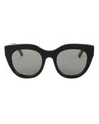 Le Specs Luxe Airy Canary Cat Eye Sunglasses Black 1size