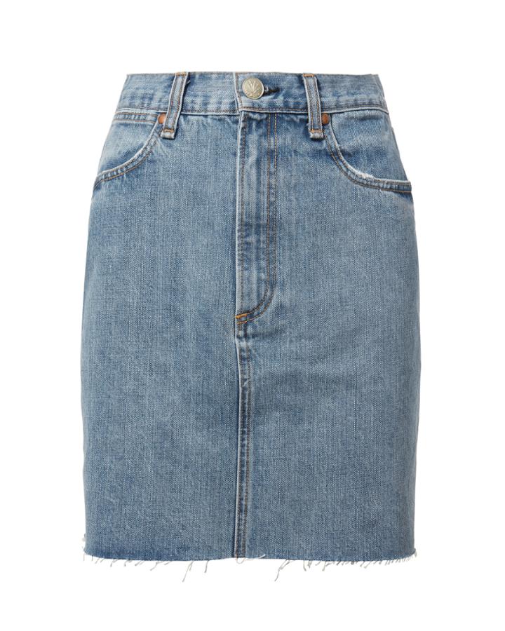 Rag And Bone Rag & Bone/jean Moss Mini Skirt Denim 24