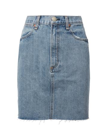 Rag And Bone Rag & Bone/jean Moss Mini Skirt Denim 24