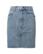 Rag And Bone Rag & Bone/jean Moss Mini Skirt Denim 24