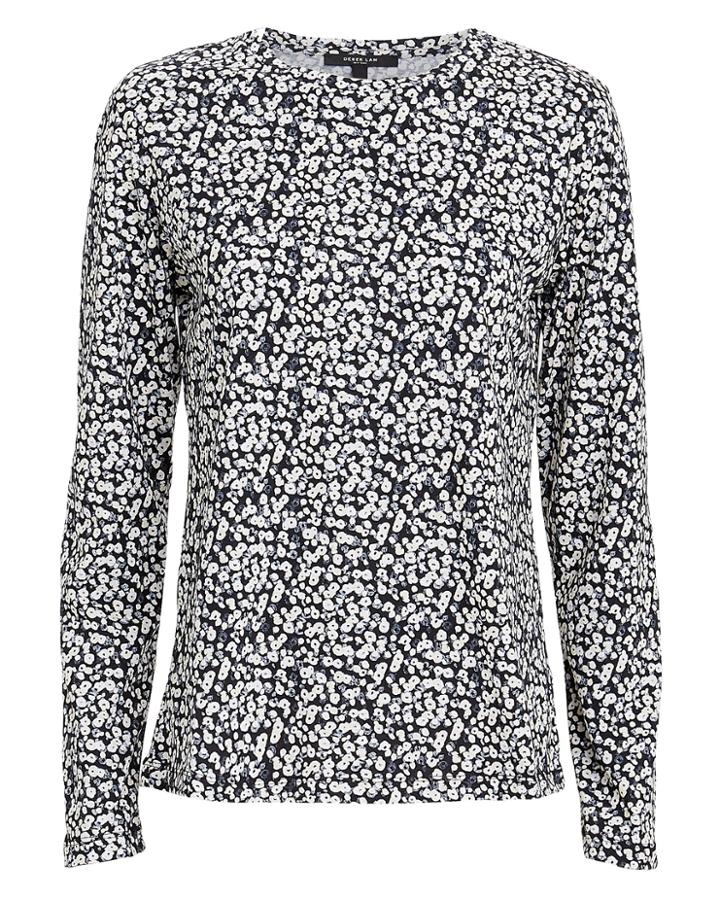 Derek Lam Floral Shirt Black/floral P