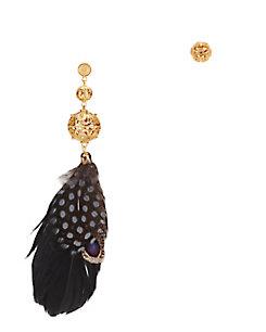 Mallarino Gala Feather Earrings