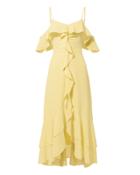 Exclusive For Intermix Intermix Freja Ruffle High-low Dress Yellow 2