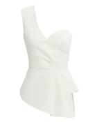 Amur Katrina One Shoulder Top White P