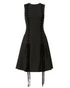 Adeam Lace Front Fit-and-flare Dress