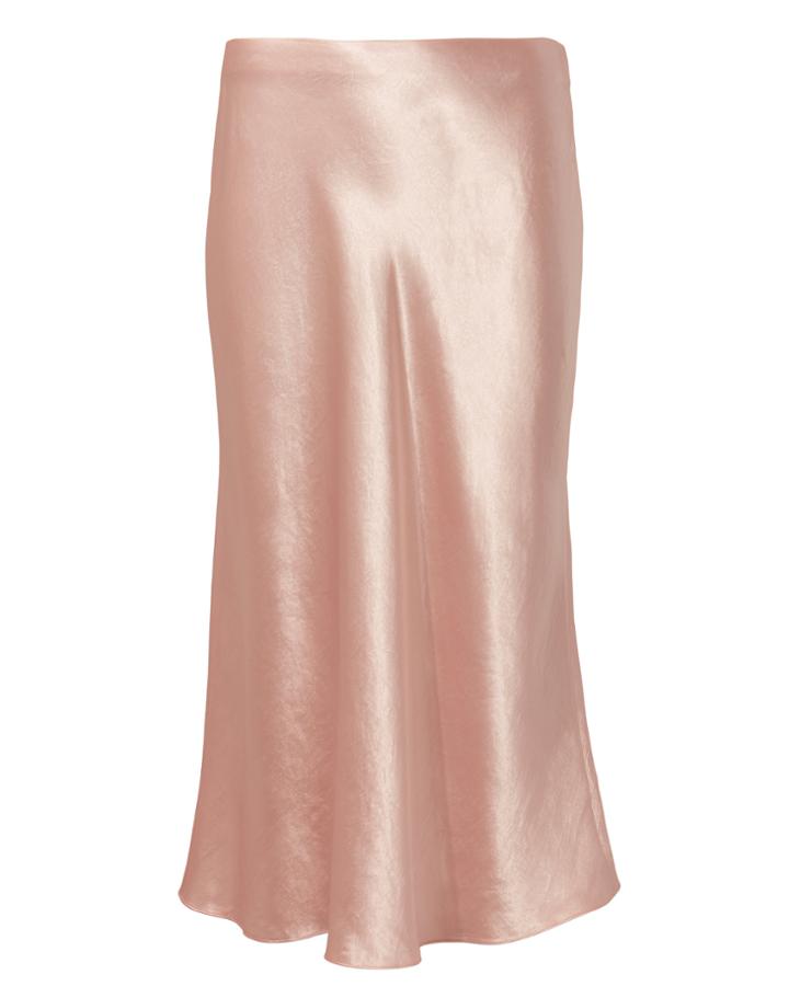 Vince Tulip Slip Skirt Blush S