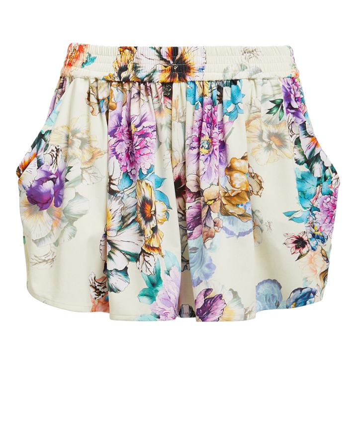 Adriana Iglesias Vermont Floral Shorts Ivory Floral 36