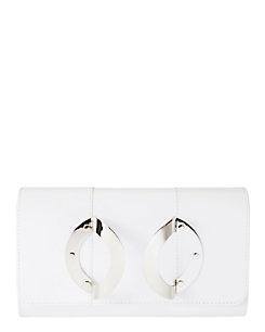 Perrin La Croisiere Metal Hand Strap Leather Clutch