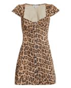 Miaou Gigi Leopard Mini Dress Leopard S