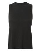 Rag And Bone Rag & Bone/jean Mock Neck Black Slub Tank Black S