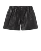 Rag And Bone Rag & Bone/jean Black Leather Shorts Black M