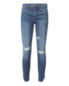 Frame Le High Skinny Crop Jeans Denim 25