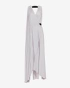 L'agence Helene Pleated Halter Gown