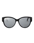 Saint Laurent Rounded Cat Eye Sunglasses