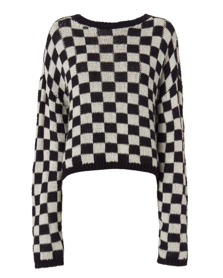 A.l.c. Remington Checkerboard Sweater