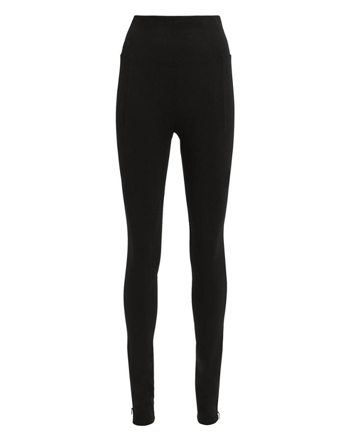 Helmut Lang Reflex Zip Leggings Black P