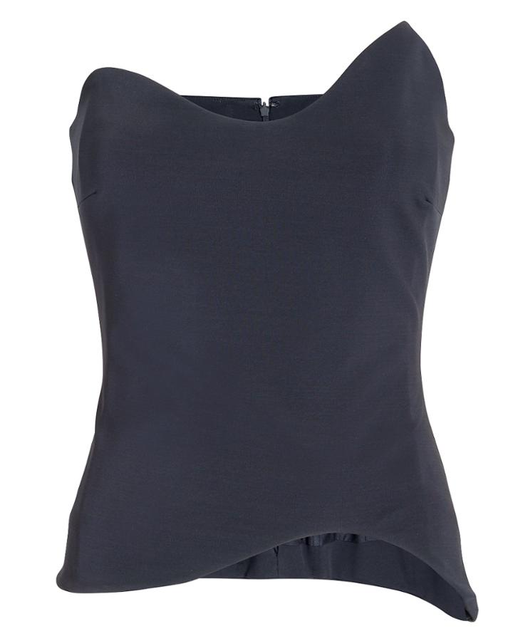 Cushnie Et Ochs Pippa Bustier Top Navy 8