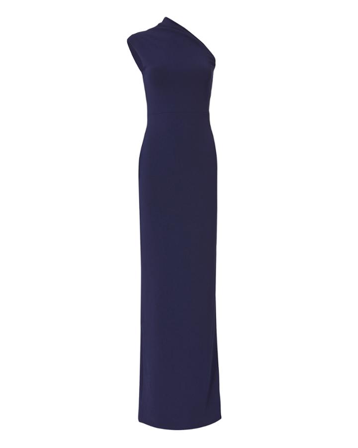 &quot;solace London Luna One Shoulder Gown&quot;