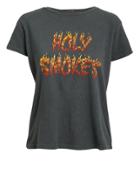 Mother The Sinful Holy Smokes T-shirt Faded Black/red L