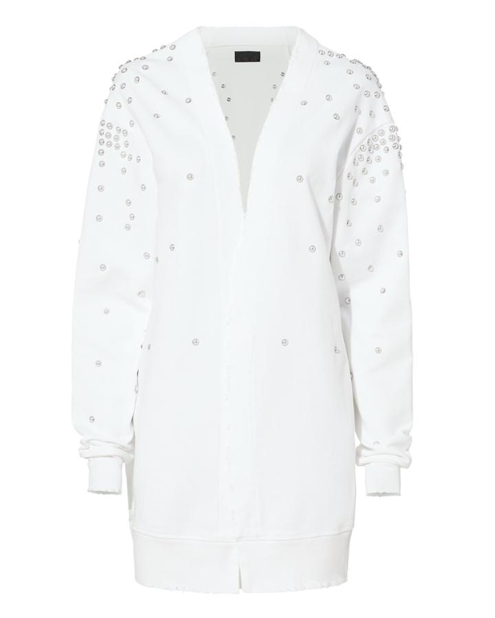 Rta Serge Angel Sweatshirt Cardigan White S