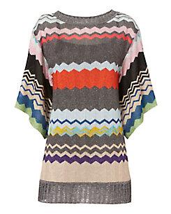 Missoni Zig Zag Dolman Sleeve Tunic