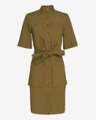Adam Lippes Waist Tie Shirt Dress