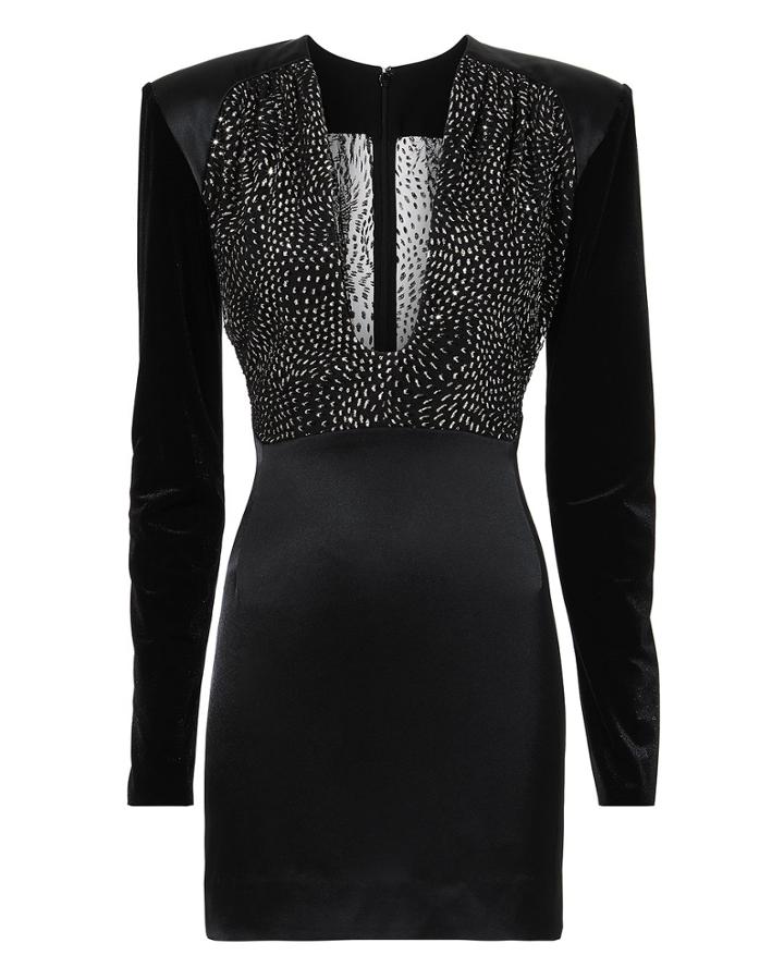 Haney Stam Mini Dress Black Zero