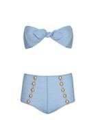 Lisa Marie Fernandez Poppy High Waist Denim Bikini- Final Sale