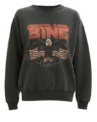 Anine Bing Vintage Bing Sweatshirt Black S