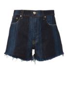 Derek Lam 10 Crosby Drew Shorts Blue-med 27