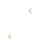 Zoe Chicco Itty Bitty Diamond Moon Earrings Gold 1size