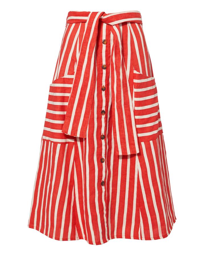 Faithfull The Brand Gonzales Midi Skirt Multi P