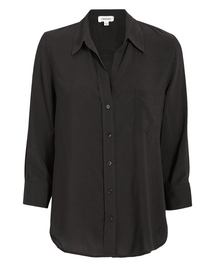 L'agence Ryan Black Blouse Black M
