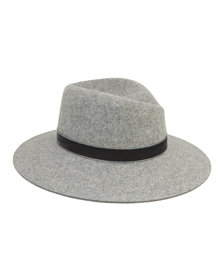 Rag And Bone Rag & Bone Zoe Grey Fedora Grey-lt 1size