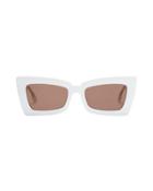 Le Specs Luxe Zaap White Sunglasses White 1size