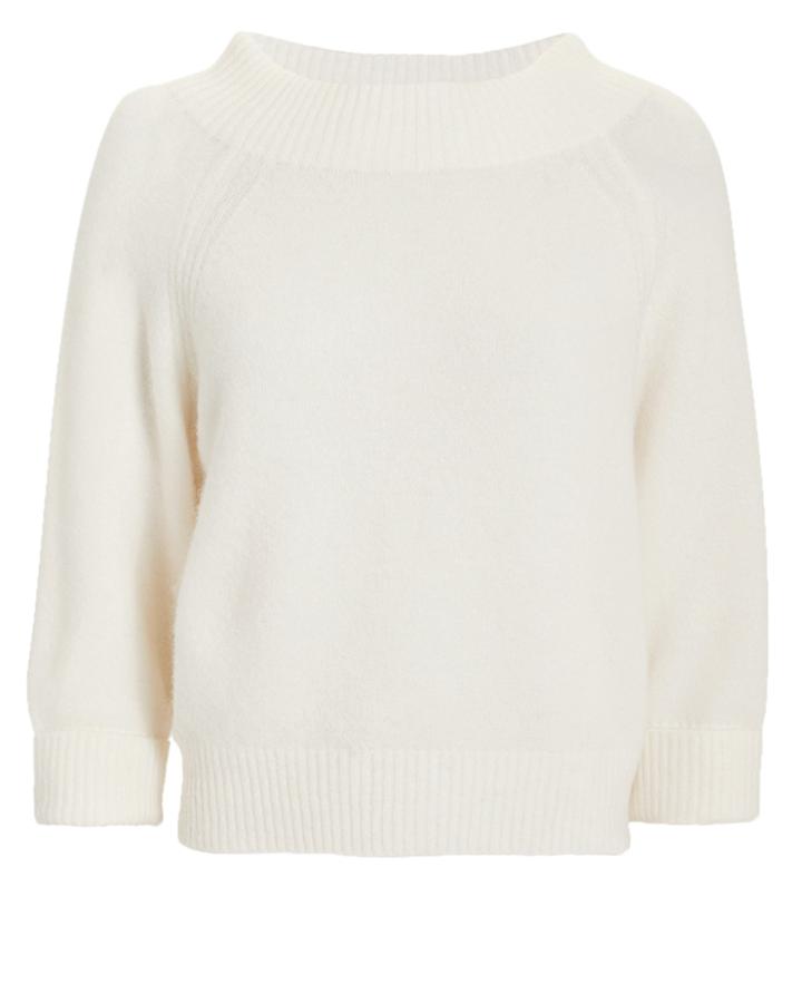 3.1 Phillip Lim Lofty Ribbed Ivory Pullover Ivory M