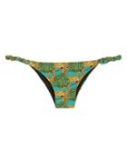 Reina Olga Jungle Fever Scruchine Bikini Bottom Blue/green Animal Print 2