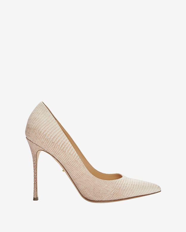 Sergio Rossi Godiva Lizard Leather Pump