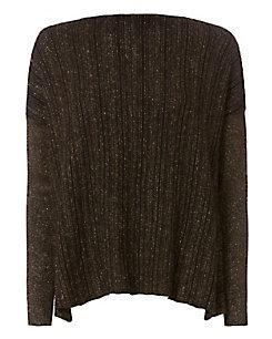 Derek Lam 10 Crosby Lurex Crossover Knit Top