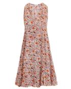 Poupette St Barths Lala Floral Mini Dress Orange/white/floral S