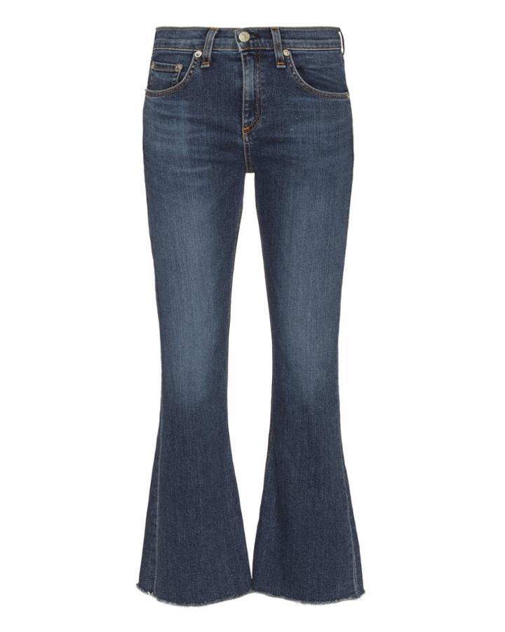 Rag & Bone Paz 10 Inch Crop Flare Jeans
