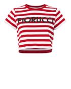 Fiorucci Striped Crop T-shirt Multi P