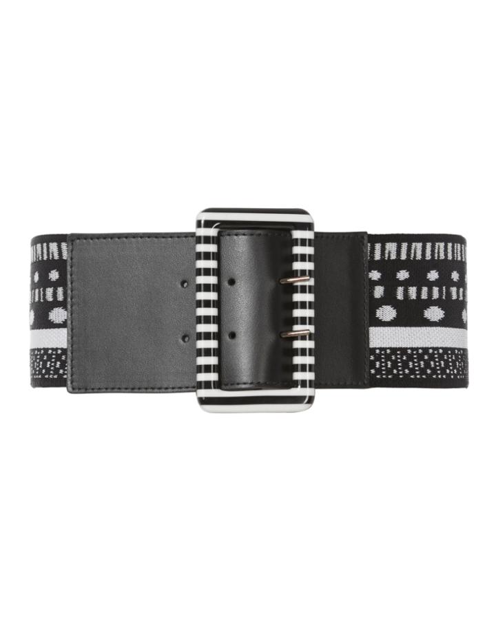&quot;missoni Monochrome Knit Belt&quot;