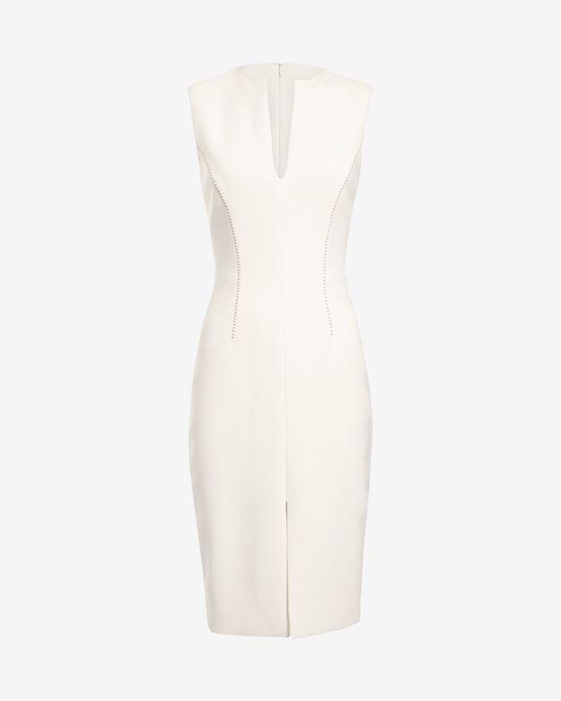 L'agence Exclusive Darcy Split Neck Dress