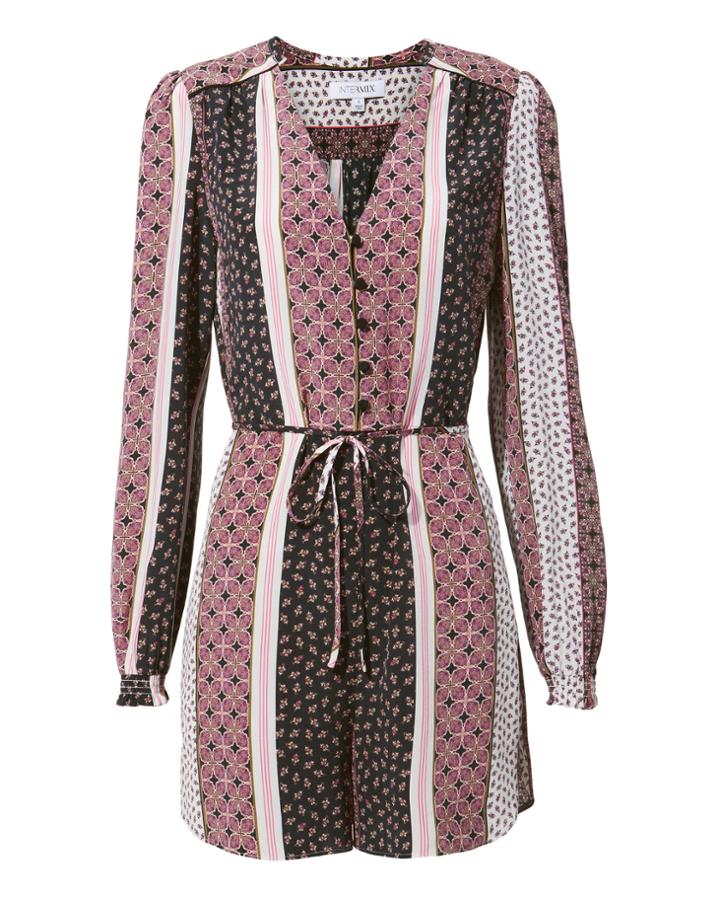 Exclusive For Intermix Intermix Casene Floral Romper Multi Zero